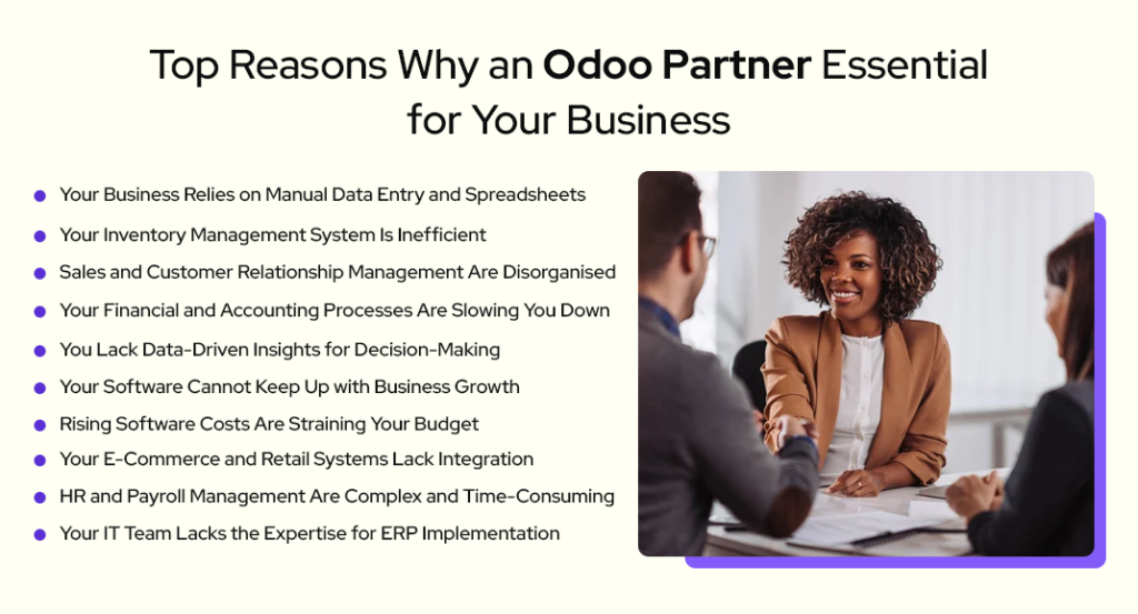 Reasons Why an Odoo Partner Essential for Your Business