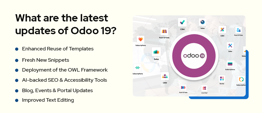 What are the latest updates of Odoo 19?