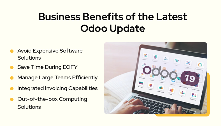 Considerable Business Benefits of the Latest Odoo Update
