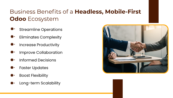 Business Benefits of a Headless, Mobile-First Odoo Ecosystem