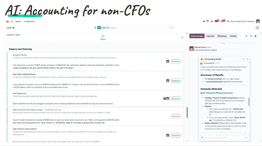 AI-Powered Bank Reconciliation and Anomaly Detection in Accounting