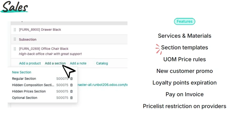 Odoo Sales