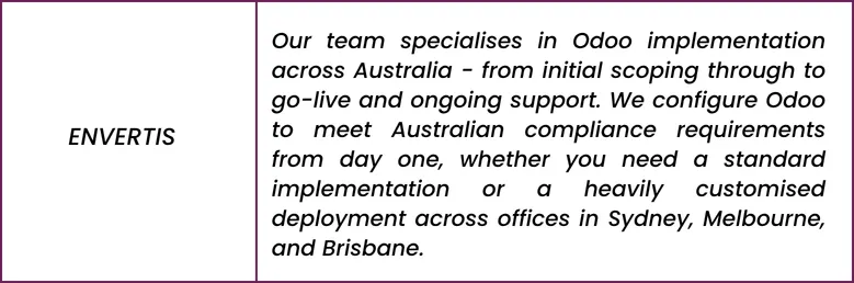 Australian Chart of Accounts