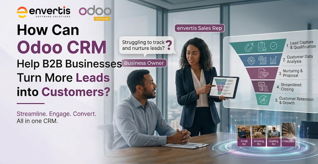 How Can Odoo CRM Help B2B Businesses Turn More Leads into Customers?