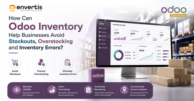 How Can Odoo Inventory Help Businesses Avoid Stockouts, Overstocking and Inventory Errors?