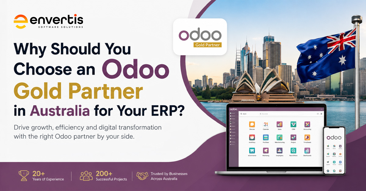 Why Should You Choose an Odoo Gold Partner in Australia for Your ERP?