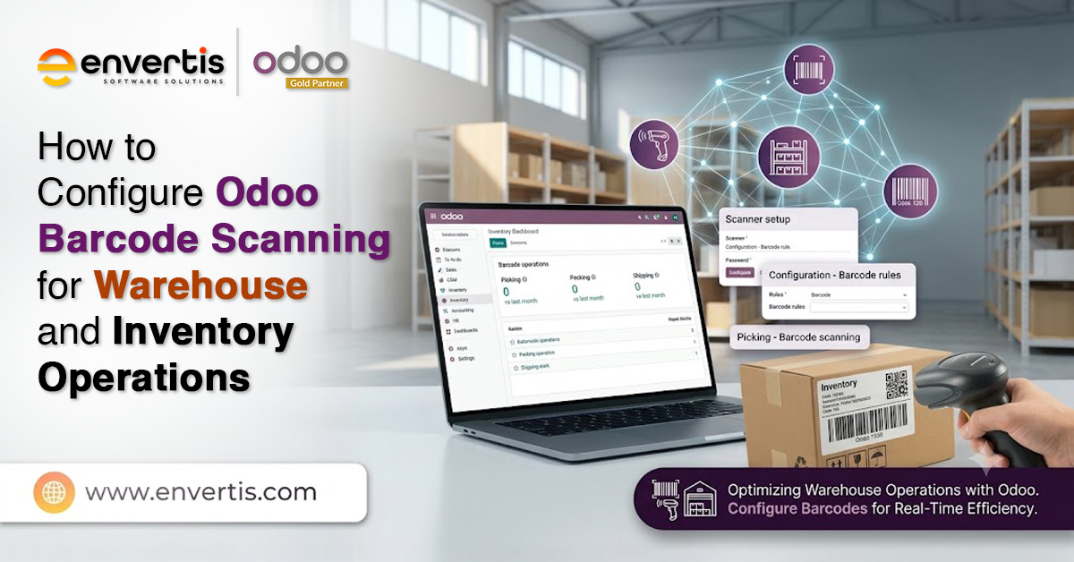 How to Configure Odoo Barcode Scanning for Warehouse and Inventory Operations