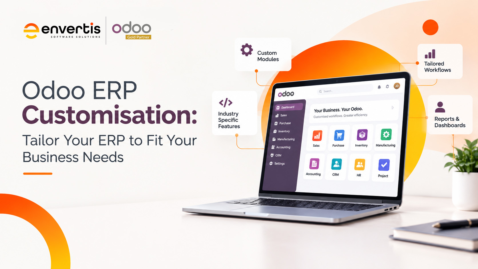Odoo ERP Customisation: Tailor Your ERP to Fit Your Business Needs