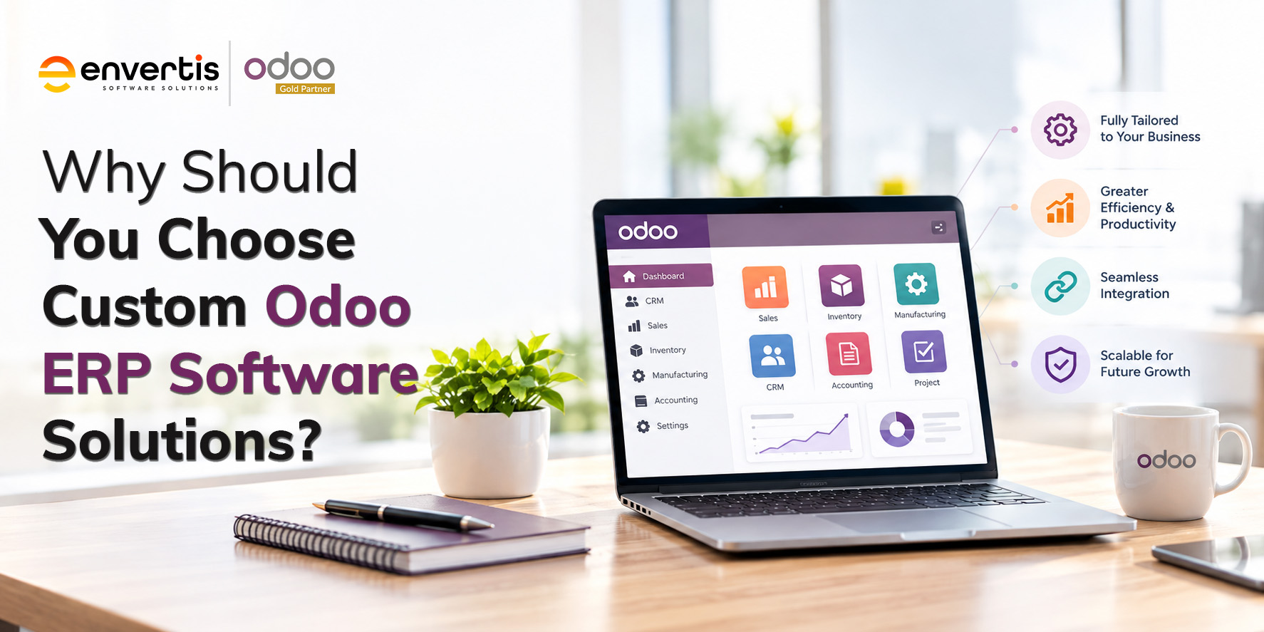 Why Should You Choose Custom Odoo ERP Software Solutions?